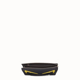 MEN'S FENDI CLUTCH Black Romano leather pochette