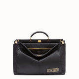 MEN'S FENDI PEEKABOO FENDI AND PORTER MEDIUM Black nylon bag