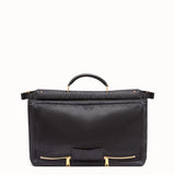 MEN'S FENDI PEEKABOO FENDI AND PORTER MEDIUM Black nylon bag