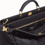 MEN'S FENDI PEEKABOO FENDI AND PORTER MEDIUM Black nylon bag