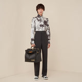MEN'S FENDI PEEKABOO FENDI AND PORTER MEDIUM Black nylon bag