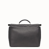 MEN'S FENDI PEEKABOO ICONIC MEDIUM Black leather backpack