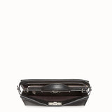 MEN'S FENDI PEEKABOO ICONIC FIT Black leather bag