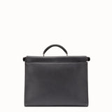 MEN'S FENDI PEEKABOO ICONIC FIT Black leather bag