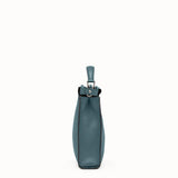 MEN'S FENDI PEEKABOO ICONIC FIT Green leather Selleria bag