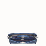 MEN'S FENDI PEEKABOO ICONIC FIT Blue leather bag