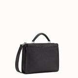 MEN'S FENDI PEEKABOO ICONIC FIT MINI Black leather bag