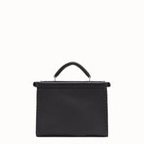 MEN'S FENDI PEEKABOO ICONIC FIT MINI Black leather bag
