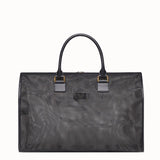 MEN'S FENDI TRAVEL BAG Large black mesh-fabric bag