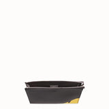 MEN'S FENDI CLUTCH Black calfskin pochette