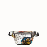 MEN'S FENDI BELT BAG Multicolor nylon belt bag