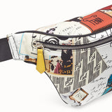 MEN'S FENDI BELT BAG Multicolor nylon belt bag