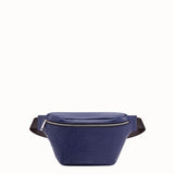 MEN'S FENDI BELT BAG Blue calf leather belt bag