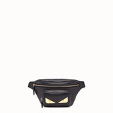 MEN'S FENDI BELT BAG Black Romano leather belt bag