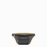 MEN'S FENDI BELT BAG Brown fabric belt bag