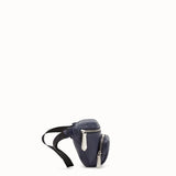 MEN'S FENDI BELT BAG Blue leather belt bag