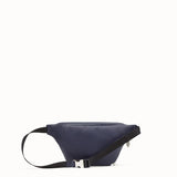 MEN'S FENDI BELT BAG Blue leather belt bag