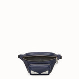 MEN'S FENDI BELT BAG Blue leather belt bag