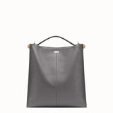 MEN'S FENDI PEEKABOO X-LITE FIT Gray leather bag