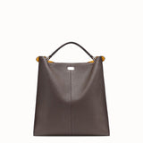 MEN'S FENDI PEEKABOO X-LITE FIT Brown leather bag