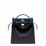 MEN'S FENDI PEEKABOO X-LITE FIT Black calfskin bag