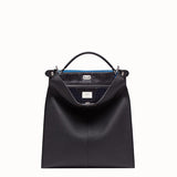 MEN'S FENDI PEEKABOO X-LITE FIT Black calfskin bag