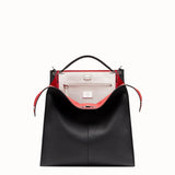 MEN'S FENDI PEEKABOO X-LITE FIT Black leather bag