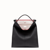 MEN'S FENDI PEEKABOO X-LITE FIT Black leather bag