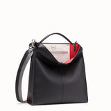 MEN'S FENDI PEEKABOO X-LITE FIT Black leather bag