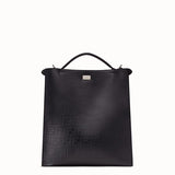 MEN'S FENDI PEEKABOO X-LITE FIT Black calfskin bag