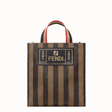 MEN'S FENDI TOTE Black canvas bag