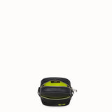 MEN'S FENDI SMALL MESSENGER Black leather cross-body bag