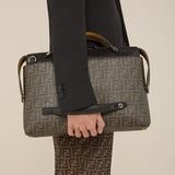 MEN'S FENDI BY THE WAY Brown fabric bag