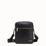MEN'S FENDI MESSENGER Black leather cross-body bag