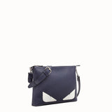 MEN'S FENDI MESSENGER Blue leather bag