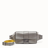 MEN'S FENDI BAGUETTE Gray leather bag