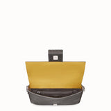 MEN'S FENDI BAGUETTE Gray leather bag
