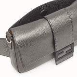 MEN'S FENDI BAGUETTE Gray leather bag
