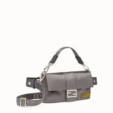 MEN'S FENDI BAGUETTE FENDI AND PORTER Silver-color nylon bag
