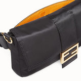 MEN'S FENDI BAGUETTE FENDI AND PORTER Black nylon bag
