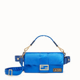 MEN'S FENDI BAGUETTE FENDI AND PORTER Blue nylon bag