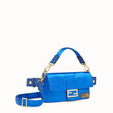 MEN'S FENDI BAGUETTE FENDI AND PORTER Blue nylon bag