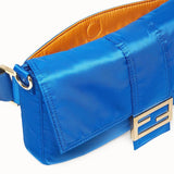 MEN'S FENDI BAGUETTE FENDI AND PORTER Blue nylon bag