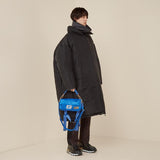 MEN'S FENDI BAGUETTE FENDI AND PORTER Blue nylon bag
