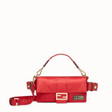 MEN'S FENDI BAGUETTE FENDI AND PORTER Red nylon bag