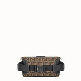 MEN'S FENDI BAGUETTE Brown fabric bag
