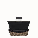 MEN'S FENDI BAGUETTE Brown fabric bag