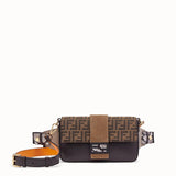 MEN'S FENDI BAGUETTE Brown calfskin bag