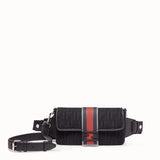 MEN'S FENDI BAGUETTE Black tech fabric bag