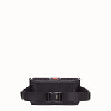 MEN'S FENDI BAGUETTE Black tech fabric bag